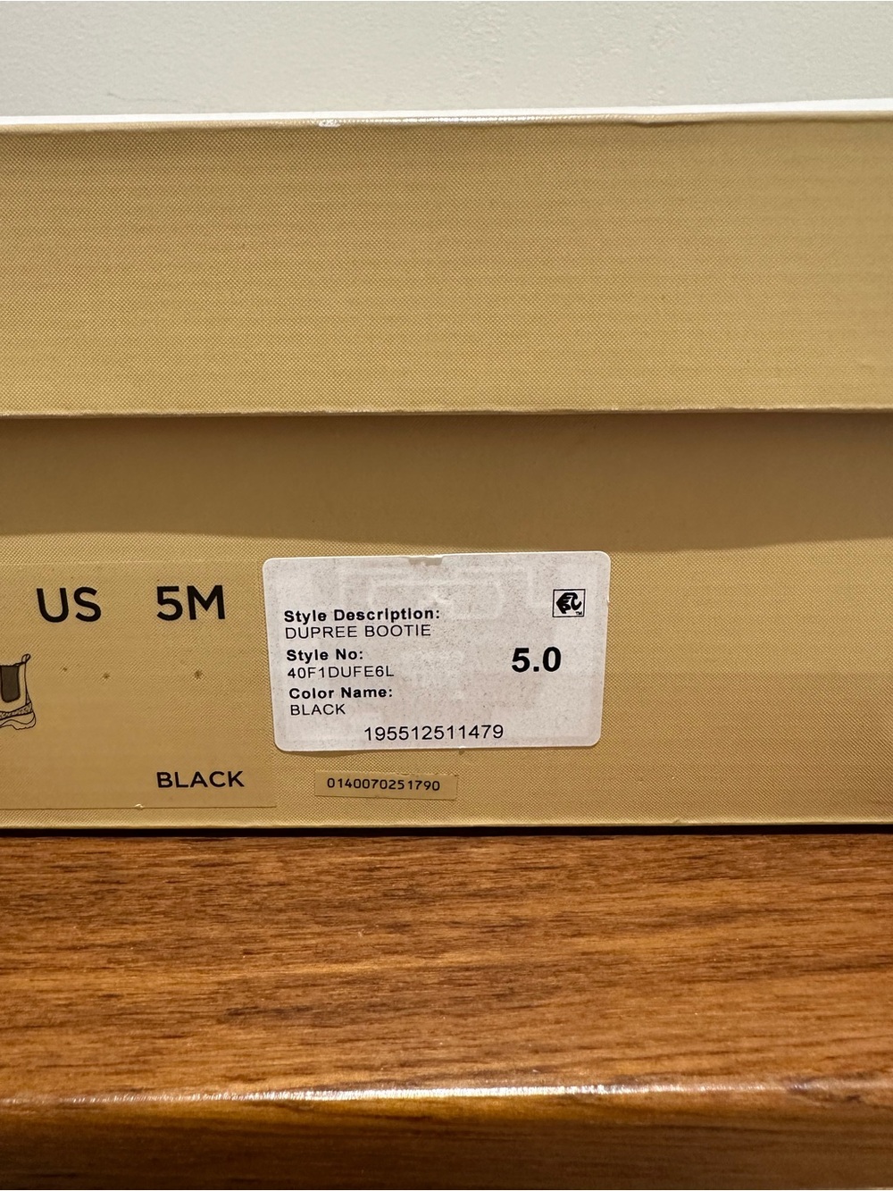 Michael Kors Black Leather Chukka Boots with Brown Logo Toe - Picture 7 of 7